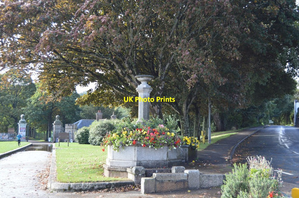 Photo 6"x4" Fountain, Mount Edgecumbe Torpoint c2018