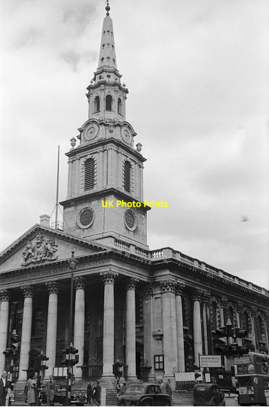 Photo 6"x4" St Martin in the Fields, 1960 London c1960