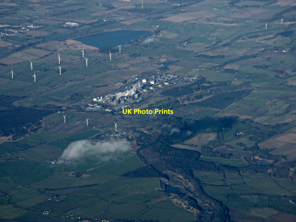 Photo 6"x4" South Fife from the air Fordell c2020
