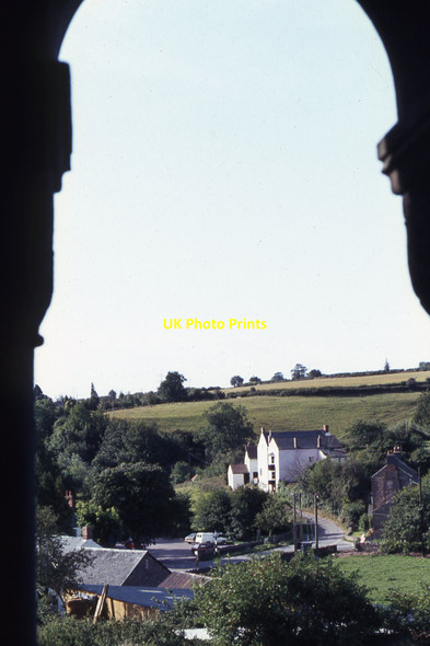 Photo 6"x4" Hoarwithy village from its church Hoarwithy c1983