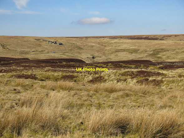 Photo 6"x4" Spoil heaps from Frazer's Quarry (3) Byerhope c2020