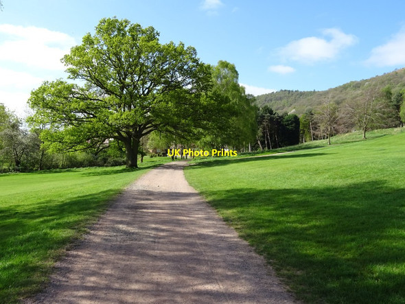 Photo 6"x4" Footpath crossing Worcestershire Golf Course Upper Wyche c2020