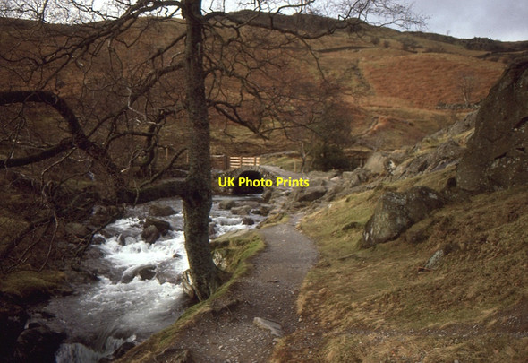 Photo 6"x4" High Sweden Bridge Ambleside c1993