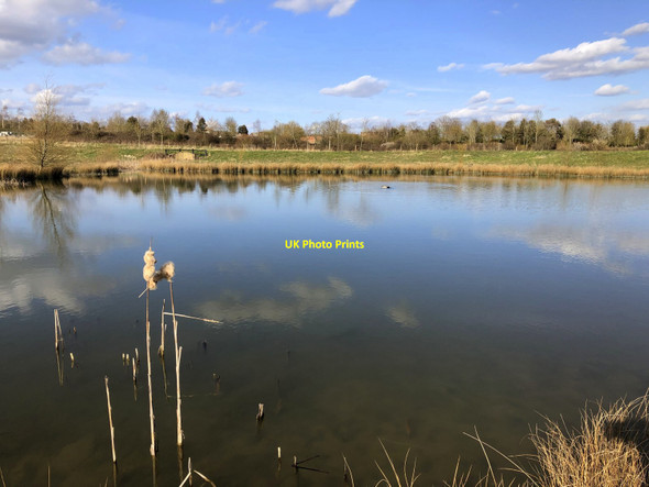 Photo 6"x4" Pond in Tattenhoe Valley Park Westcroft\/SP8234 c2020