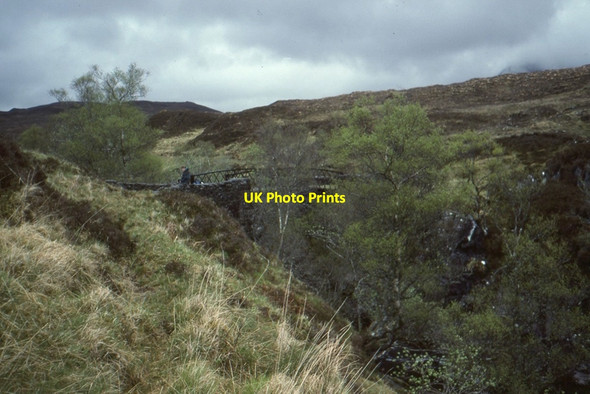 Photo 6"x4" Uisge Dubh and bridge Black Water\/Uisge Dubh c1991