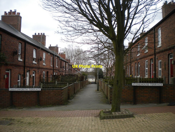 Photo 6"x4" Path between terraces, Newstead Newstead\/SK5152 c2020