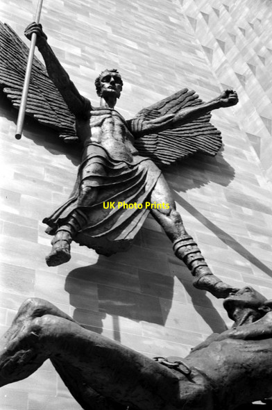 Photo 6"x4" St Michael and Lucifer \u00e2\u0080\u0093 1963 Coventry c1963
