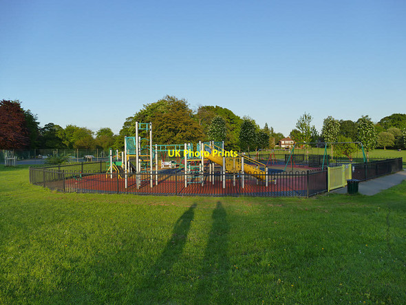 Photo 6"x4" Playground in Beckett Park Headingley c2020