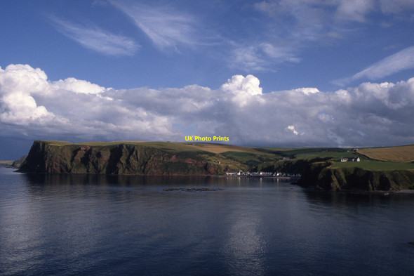 Photo 6"x4" View towards Pennan from Castle Point Pennan c1992