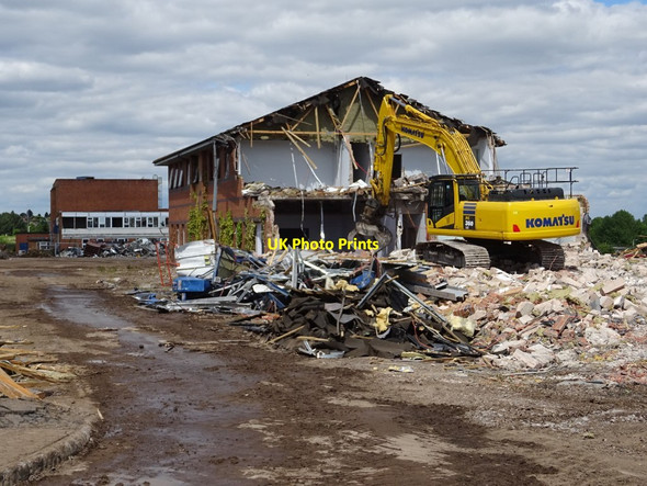 Photo 6"x4" Demolition work on former Qinetiq site - 12 May Great Malvern c2020 P3