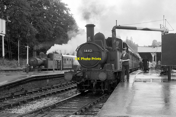 Photo 6"x4" Tiverton Station \u00e2\u0080\u0093 1963 Tiverton\/SS9512 c1963