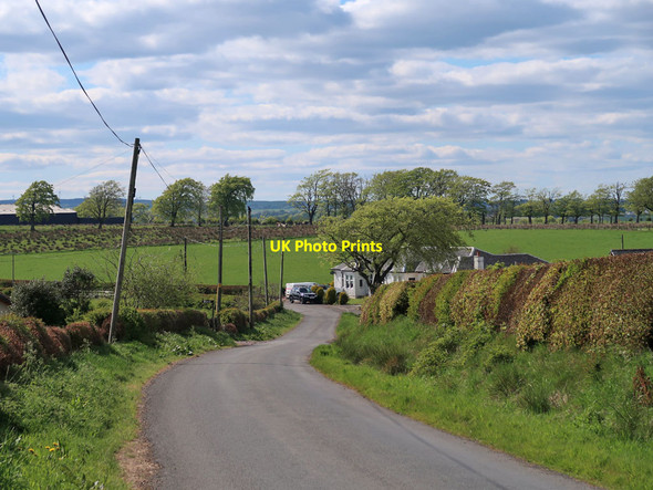 Photo 6"x4" End of the Roman Road alignment Sandford\/NS7143 c2020