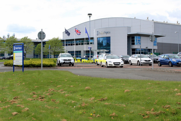 Photo 6"x4" Rolls Royce factory, Inchinnan Clydebank\/NS4970 c2020