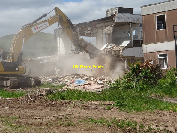 Photo 6"x4" Demolition work on former Qinetiq site - 12 May Great Malvern c2020 P3