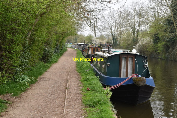 Photo 6"x4" Narrowboats, Grand Union Canal Rickmansworth c2019