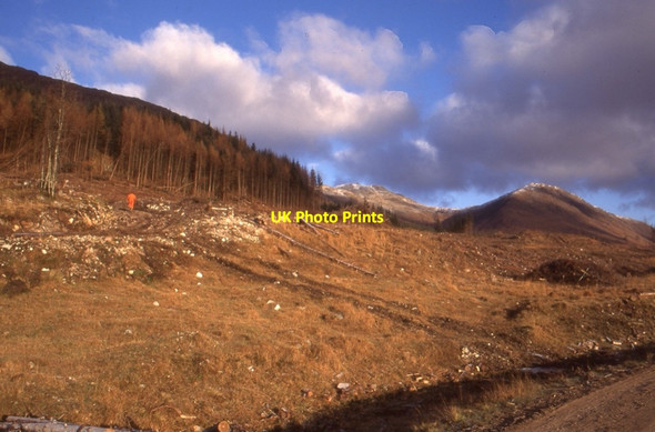 Photo 6"x4" Forestry work in Glen Strae Stronmilchan c1995