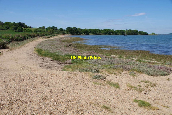Photo 6"x4" Beach Bridleway Bradfield\/TM1430 c2020
