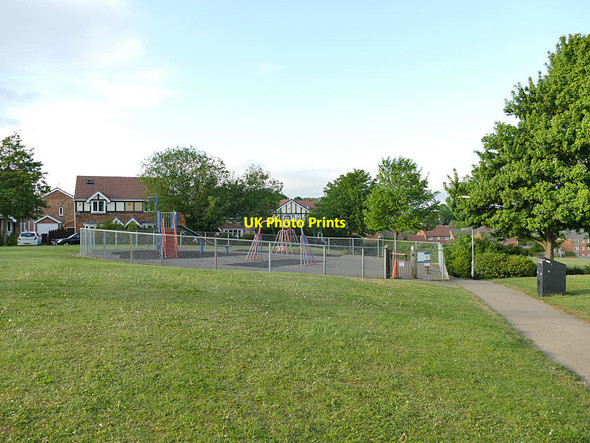 Photo 6"x4" Playground in Southroyd recreation ground Pudsey\/SE2233 c2020