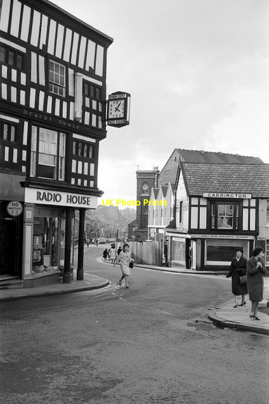 Photo 6"x4" High Street, Nantwich \u00e2\u0080\u0093 1963 Nantwich c1963