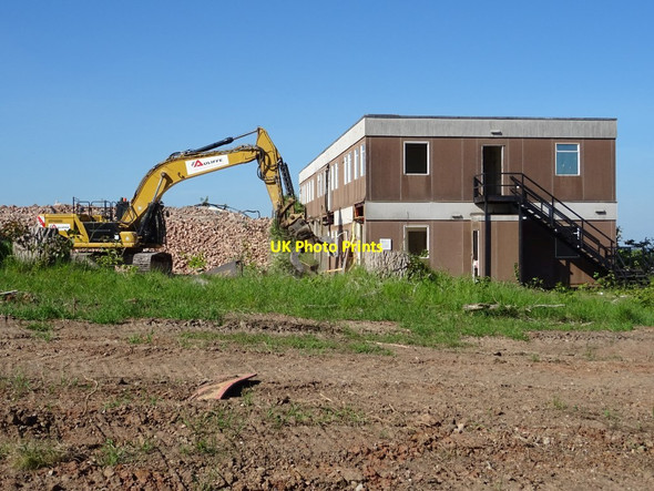 Photo 6"x4" Demolition work on former Qinetiq site - 20 May Great Malvern c2020 P4