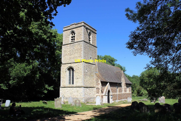 Photo 6"x4" All Saints Church, Knapwell Knapwell c2020
