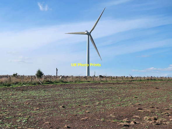 Photo 6"x4" Wind Turbine near High Dyke Sandford\/NS7143 c2020