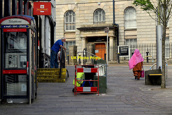 Photo 6"x4" Communications engineer at work, Omagh Omagh c2020