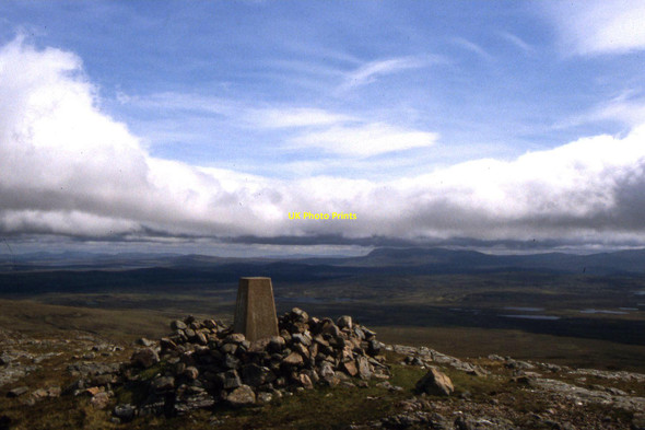 Photo 6"x4" Trig point on Beinn Stumanadh Beinn Stumanadh c2001