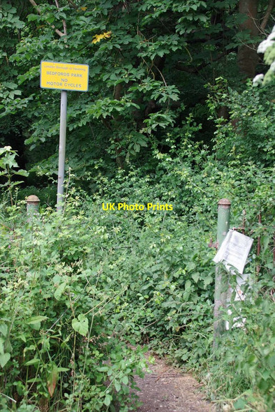 Photo 6"x4" Old Iron Gateposts at the Start of Bridleway 23 Romford\/TQ5289 c2020