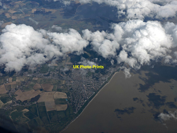 Photo 6"x4" Frinton from the air Frinton-On-Sea c2015