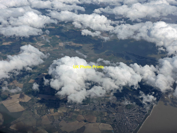 Photo 6"x4" Frinton from the air Frinton-On-Sea c2015 P1