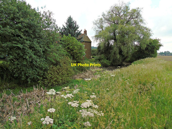 Photo 6"x4" Dried up moat, Stoneton Manor Stoneton c2020