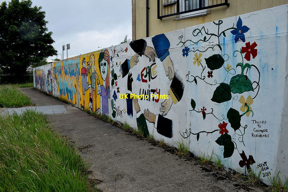 Photo 6"x4" Campsie Residents Mural, Omagh Omagh c2020