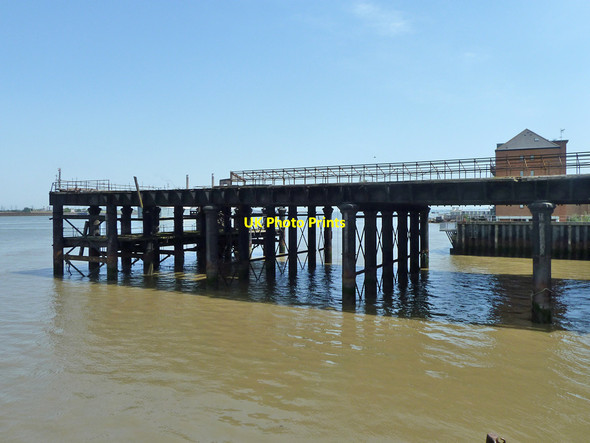 Photo 6"x4" Old railway pier, Gravesend Gravesend\/TQ6574 c2011