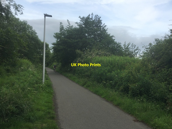 Photo 6"x4" Penicuik to Musselburgh Cycle-Walkway Bonnyrigg c2020