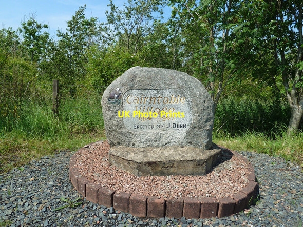 Photo 6"x4" Cairntable Village memorial Rankinston c2020