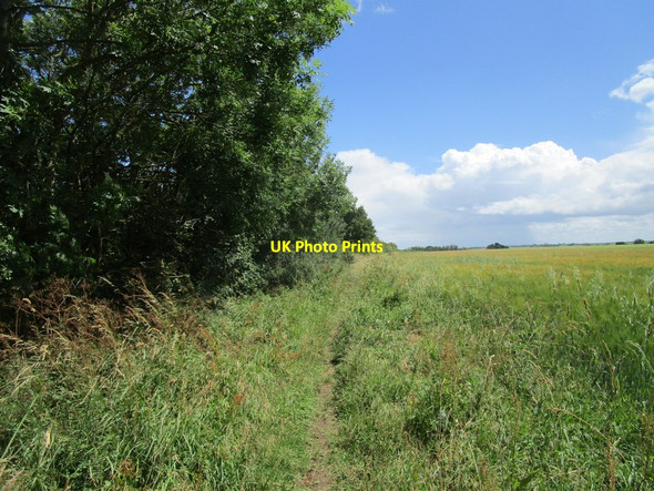 Photo 6"x4" Bridleway to Keyston Keyston c2020
