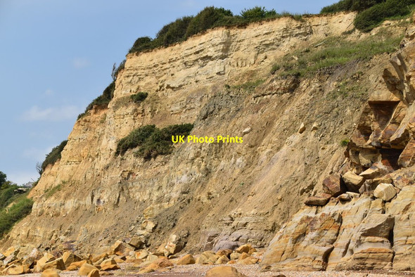 Photo 6"x4" Cliffs, Fairlight Head Cliff End\/TQ8813 c2019