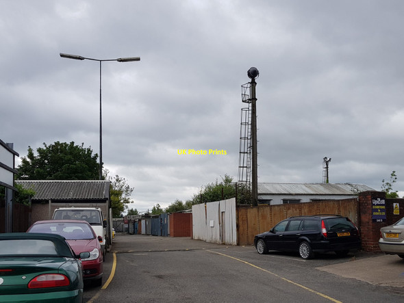Photo 6"x4" Garages next to Sherriff Street Industrial Estate Worcester c2020