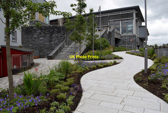 Photo 6"x4" Winding path beside Strule Arts Centre, Omagh Omagh c2020