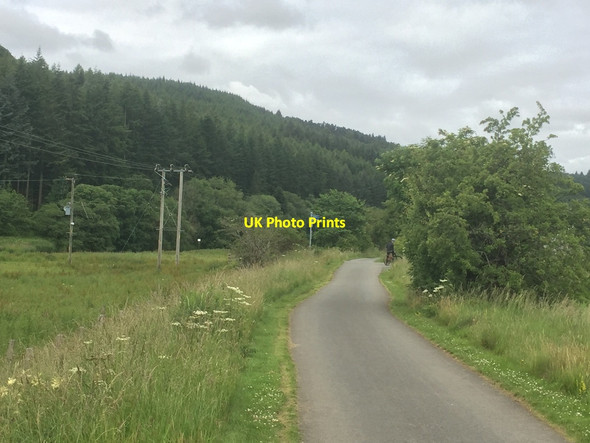 Photo 6"x4" Railway path, Innerleithen Innerleithen c2020
