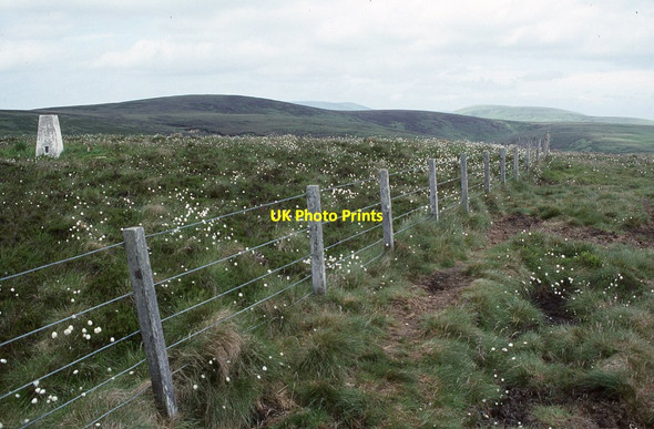 Photo 6"x4" Trig point on Lamb Hill Lamb Hill\/NT8113 c1988