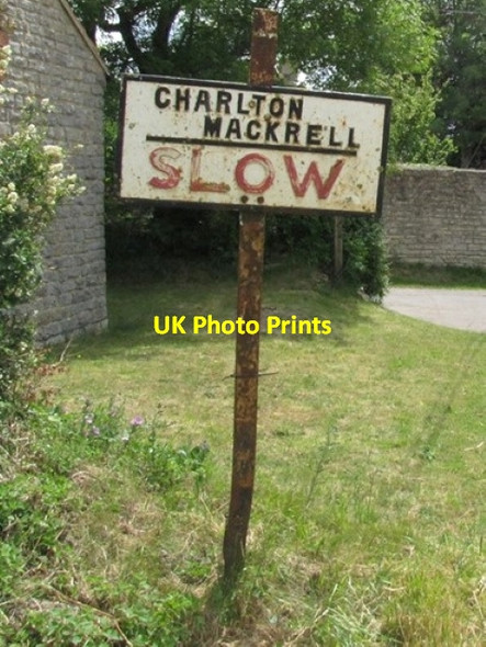 Photo 6"x4" Village Signpost on Kingweston Road in Charlton Mackrell Charlton Mackrell c2019