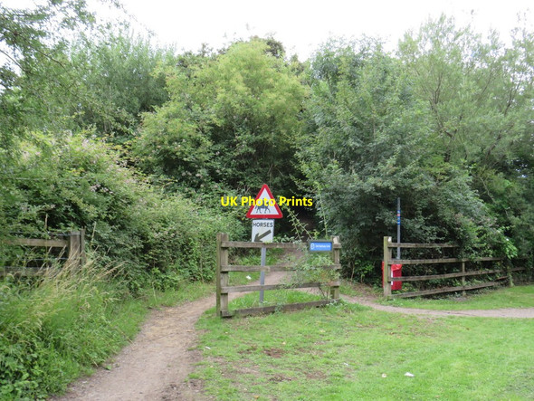 Photo 6"x4" Old railway path near South Cerney South Cerney c2020