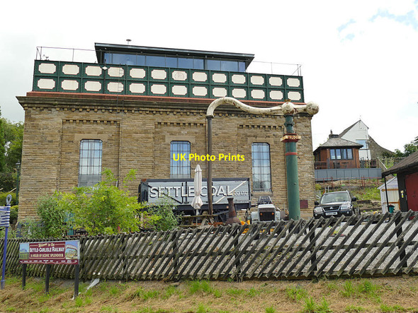 Photo 6"x4" The old water tower at Settle station Settle c2020