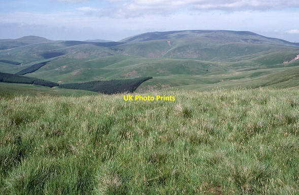 Photo 6"x4" View of the Cheviot Windy Rig c1988