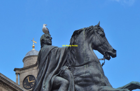 Photo 6"x4" Duke of Wellington's statue, Edinburgh Edinburgh c2020