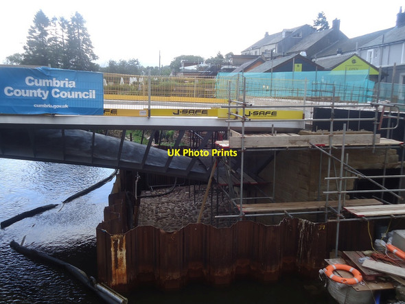 Photo 6"x4" The eastern (village) end of the new Pooley Bridge Pooley Bridge c2020