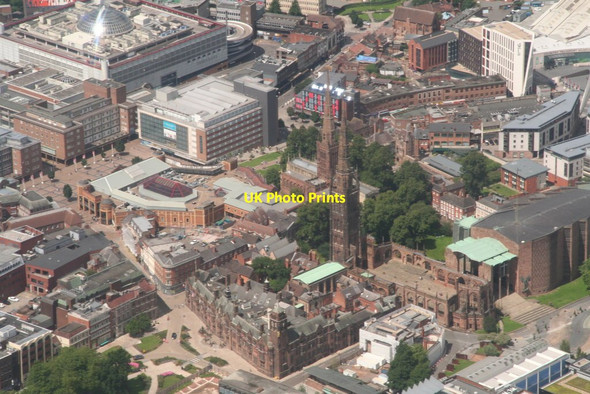 Photo 6"x4" Coventry centre: aerial 2020 (2) Coventry c2020
