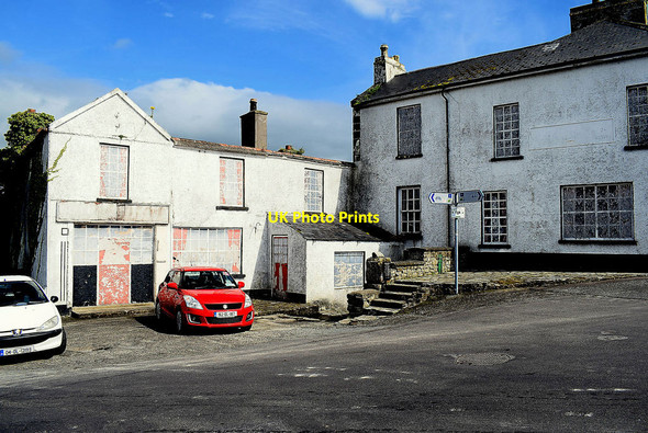 Photo 6"x4" Derelict hotel, Ramelton Rathmelton c2020